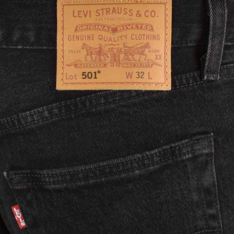 Levis 501 Original Shorts Black Mainline Menswear Canada